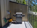 Gas BBQ Grill on back deck.